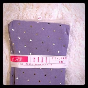 NEW w/Tags Children’s Place Girls Purple Leggings